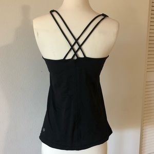 Lululemon shelf bra tank with strappy back